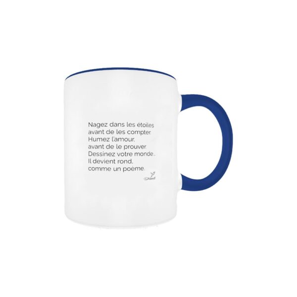 Mug "Il devient rond comme un poème" – Image 2