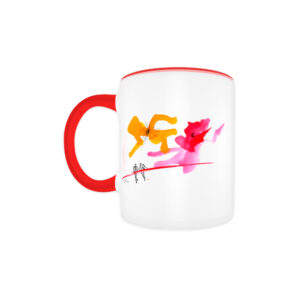 Mug rouge - 2 créations